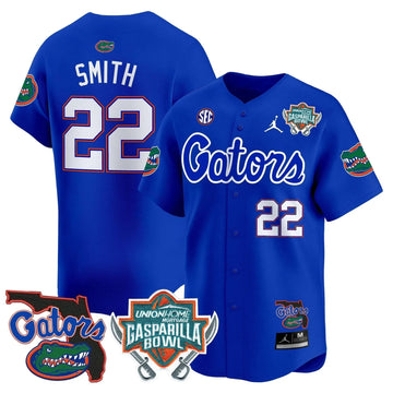 Personalized FG 2026 Gasparilla Bowl Patch Vapor Premier Limited Jersey - Royal / Emmitt Smith Stitched