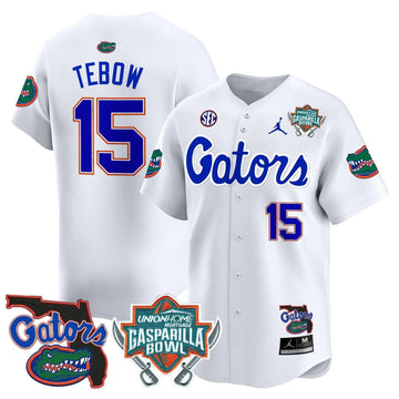 Personalized FG 2026 Gasparilla Bowl Patch Vapor Premier Limited Jersey - White / Tim Tebow Stitched