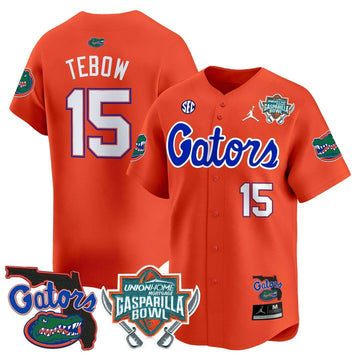 Personalized FG 2026 Gasparilla Bowl Patch Vapor Premier Limited Jersey - Orange / Tim Tebow Stitched