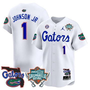 Personalized FG 2026 Gasparilla Bowl Patch Vapor Premier Limited Jersey - White / Montrell Johnson Jr. Stitched