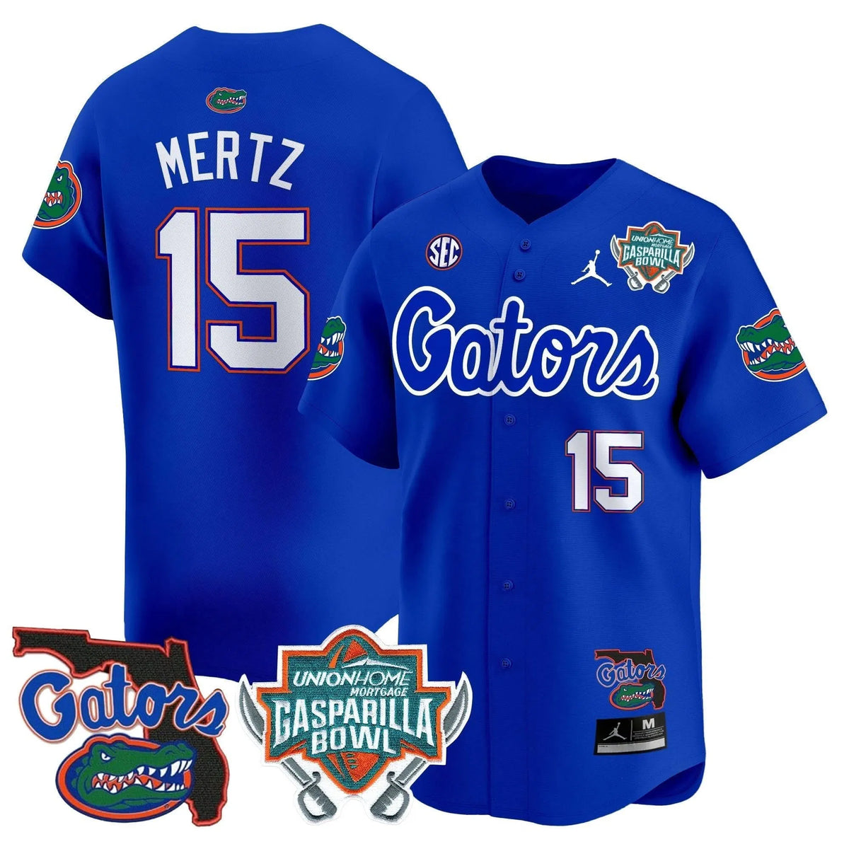 Personalized FG 2026 Gasparilla Bowl Patch Vapor Premier Limited Jersey - Royal / Graham Mertz Stitched