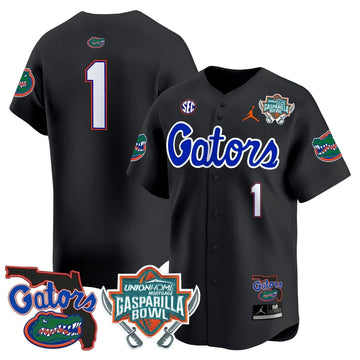 Personalized FG 2026 Gasparilla Bowl Patch Vapor Premier Limited Jersey - Black / #1 Team Stitched