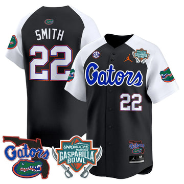 Personalized FG 2026 Gasparilla Bowl Patch Vapor Premier Limited Jersey - Black Alternate / Emmitt Smith Stitched