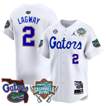 Personalized FG 2026 Gasparilla Bowl Patch Vapor Premier Limited Jersey - White / DJ Lagway Stitched