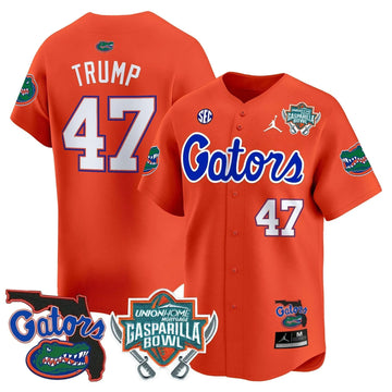 Personalized FG 2026 Gasparilla Bowl Patch Vapor Premier Limited Jersey - Orange / Trump Stitched