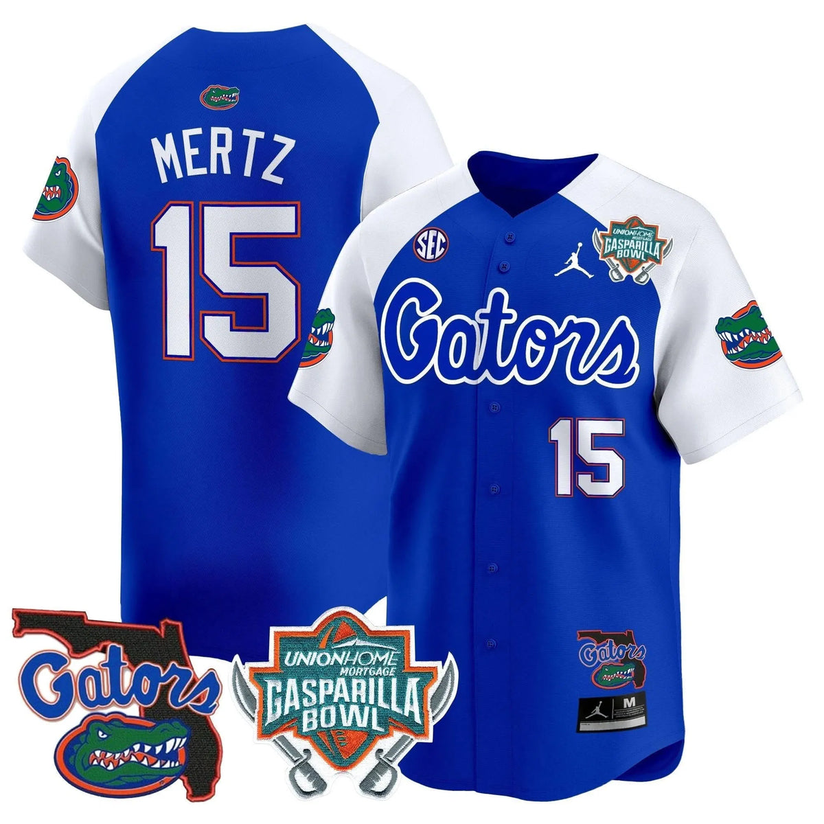 Personalized FG 2026 Gasparilla Bowl Patch Vapor Premier Limited Jersey - Royal Alternate / Graham Mertz Stitched