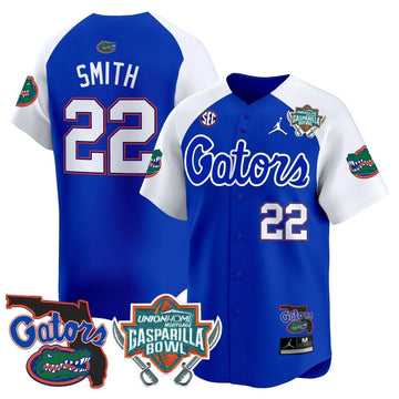 Personalized FG 2026 Gasparilla Bowl Patch Vapor Premier Limited Jersey - Royal Alternate / Emmitt Smith Stitched