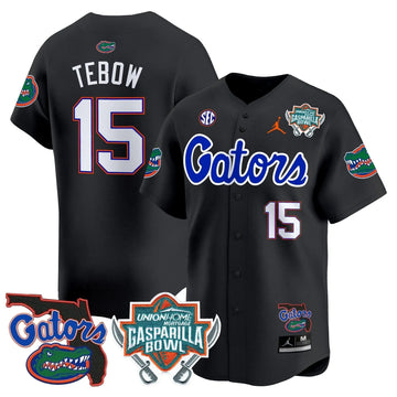 Personalized FG 2026 Gasparilla Bowl Patch Vapor Premier Limited Jersey - Black / Tim Tebow Stitched