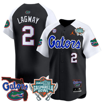 Personalized FG 2026 Gasparilla Bowl Patch Vapor Premier Limited Jersey - Black Alternate / DJ Lagway Stitched