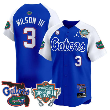 Personalized FG 2026 Gasparilla Bowl Patch Vapor Premier Limited Jersey - Royal Alternate / Eugene Wilson III Stitched
