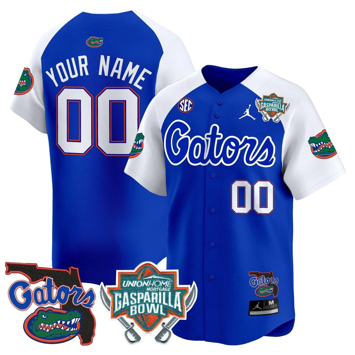 Personalized FG 2026 Gasparilla Bowl Patch Vapor Premier Limited Custom Jersey - Royal Alternate Stitched