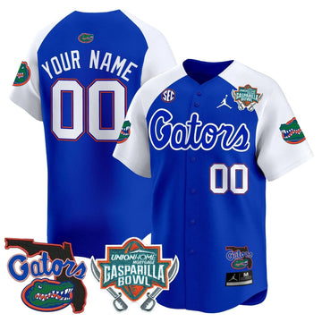 Personalized FG 2026 Gasparilla Bowl Patch Vapor Premier Limited Custom Jersey - Royal Alternate Stitched
