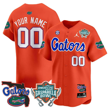 Personalized FG 2026 Gasparilla Bowl Patch Vapor Premier Limited Custom Jersey - Orange Stitched