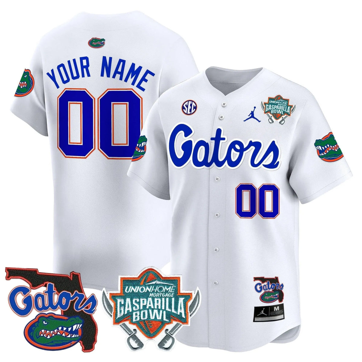Personalized FG 2026 Gasparilla Bowl Patch Vapor Premier Limited Custom Jersey - White Stitched