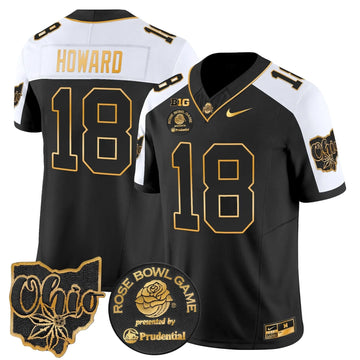 Personalized OSB Rose Bowl Gold Vapor Limited Jersey - Alternate / Will Howard Stitched