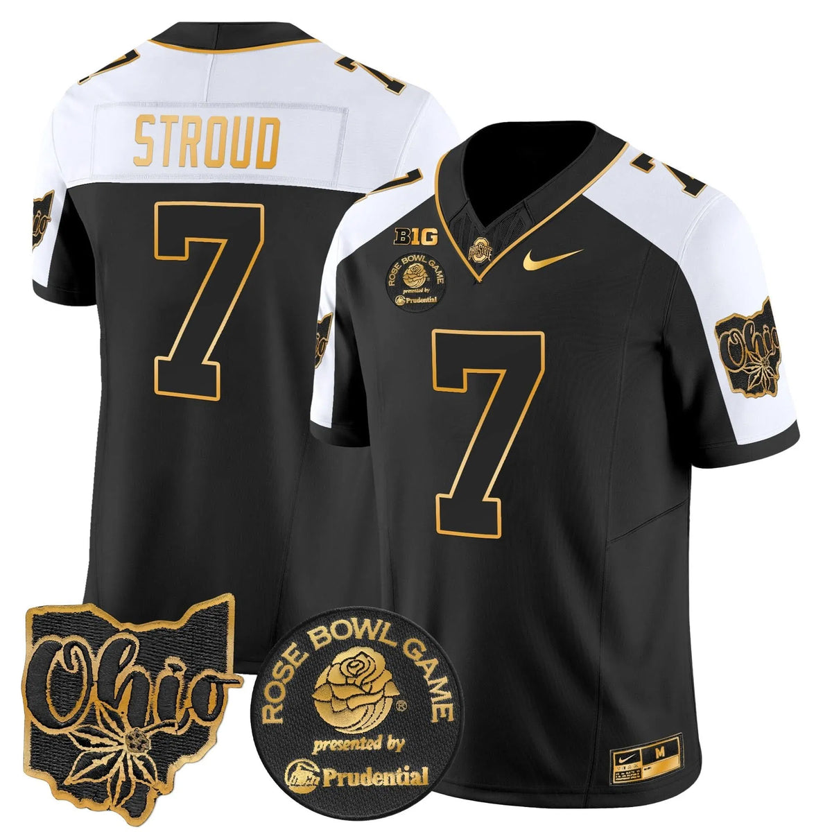 Personalized OSB Rose Bowl Gold Vapor Limited Jersey - Alternate / C J Stroud Stitched