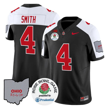 Personalized OSB Rose Bowl Vapor Limited Jersey V2 - Black Alternate / Jeremiah Smith Stitched