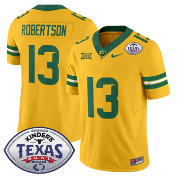 Personalized BB2026 Texas Bowl Vapor Limited Jersey - Gold / Sawyer Robertson Stitched