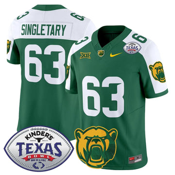 Personalized BB2026 Texas Bowl Vapor Limited Jersey - Green Alternate / Mike Singletary Stitched