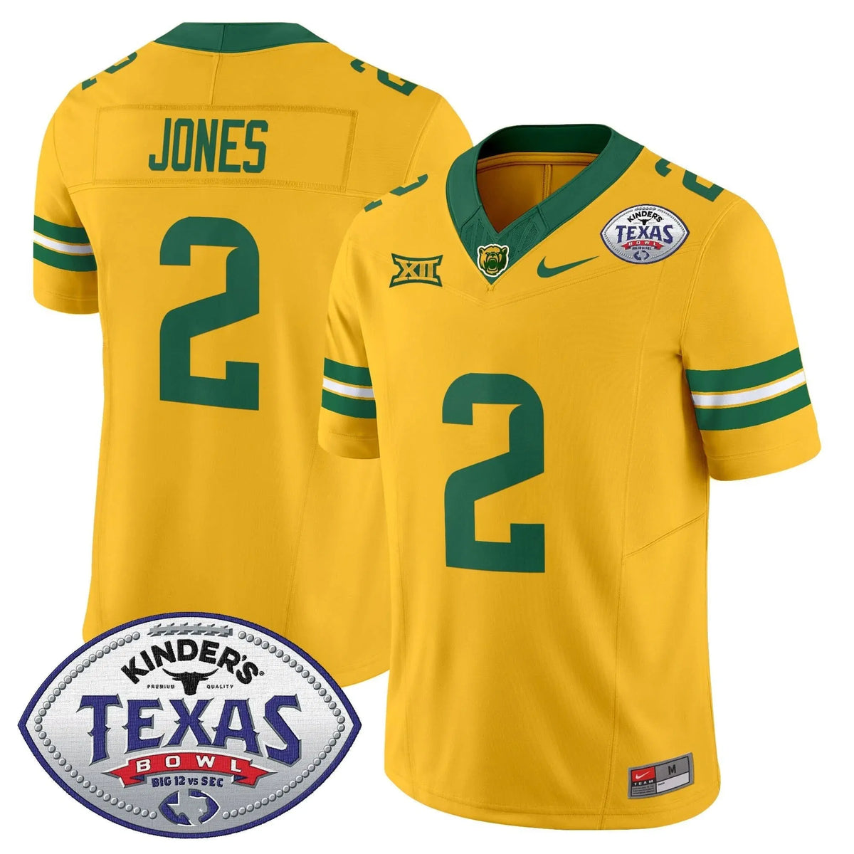 Personalized BB2026 Texas Bowl Vapor Limited Jersey - Gold / Matt Jones Stitched