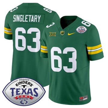 Personalized BB2026 Texas Bowl Vapor Limited Jersey - Green / Mike Singletary Stitched