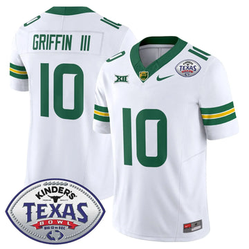 Personalized BB2026 Texas Bowl Vapor Limited Jersey - White / Robert Griffin III Stitched