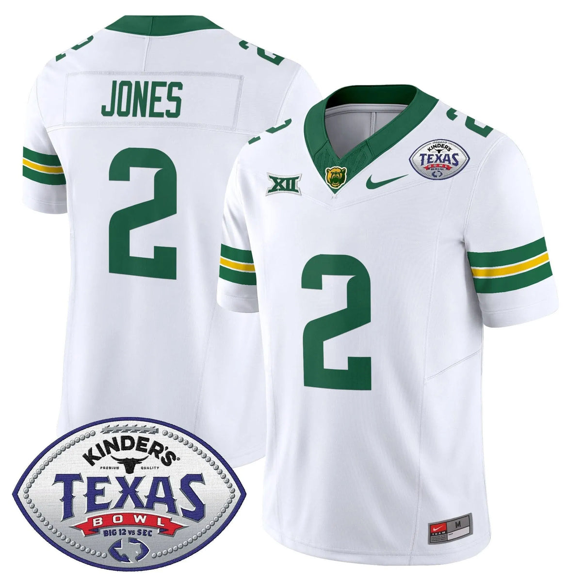 Personalized BB2026 Texas Bowl Vapor Limited Jersey - White / Matt Jones Stitched