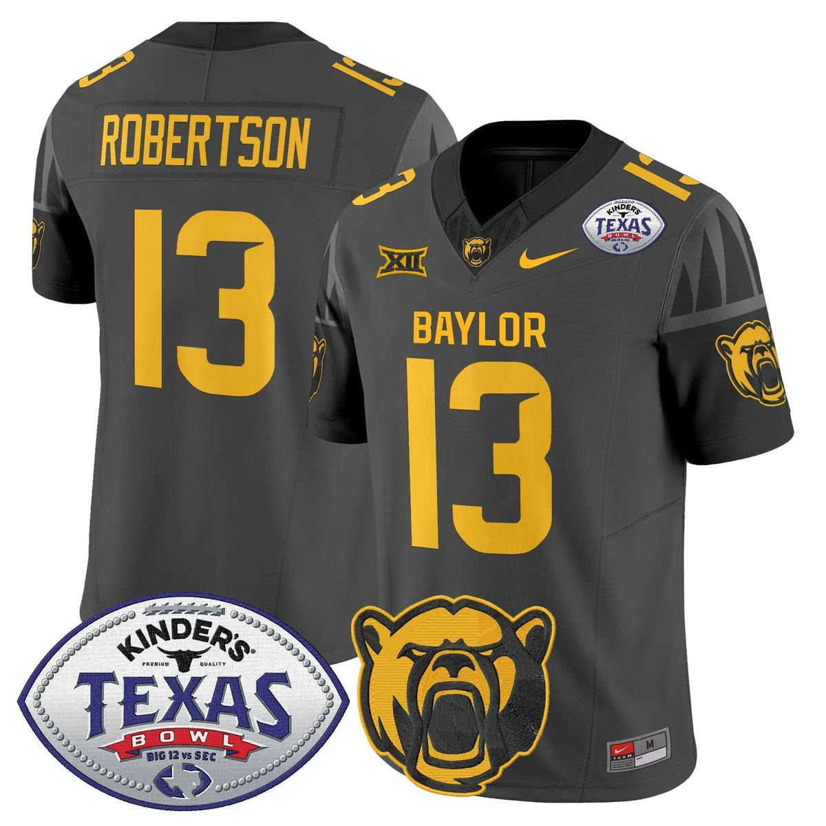 Personalized BB2026 Texas Bowl Vapor Limited Jersey - Black / Sawyer Robertson Stitched