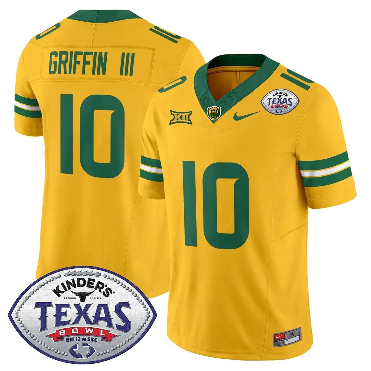 Personalized BB2026 Texas Bowl Vapor Limited Jersey - Gold / Robert Griffin III Stitched