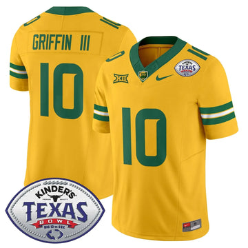 Personalized BB2026 Texas Bowl Vapor Limited Jersey - Gold / Robert Griffin III Stitched