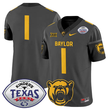 Personalized BB2026 Texas Bowl Vapor Limited Jersey - Black / #1 Team Stitched