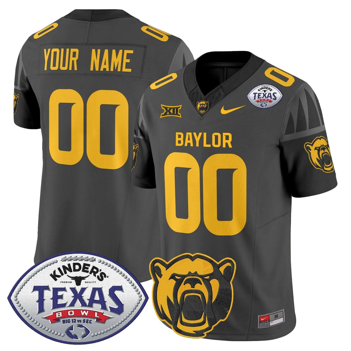 Personalized BB2026 Texas Bowl Vapor Limited Custom Jersey - Black Stitched