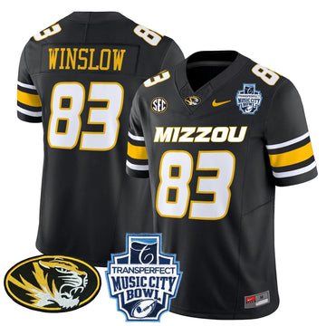 Personalized MT 2026 Music City Bowl Vapor Limited Jersey - Black / Kellen Winslow Stitched