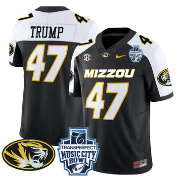 Personalized MT 2026 Music City Bowl Vapor Limited Jersey - Black Alternate / Trump Stitched