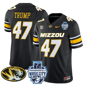 Personalized MT 2026 Music City Bowl Vapor Limited Jersey - Black / Trump Stitched