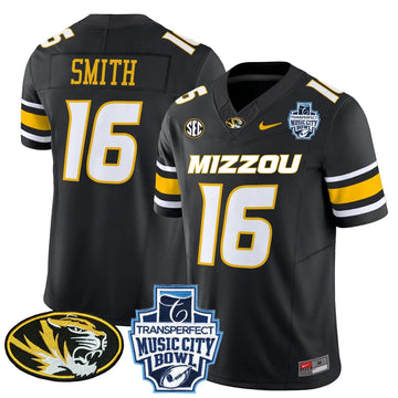 Personalized MT 2026 Music City Bowl Vapor Limited Jersey - Black / Brad Smith Stitched