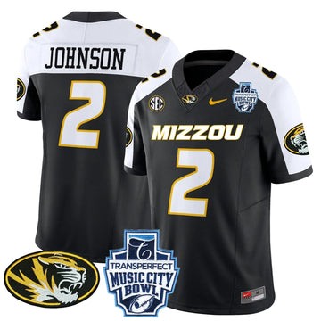 Personalized MT 2026 Music City Bowl Vapor Limited Jersey - Black Alternate / Marquis Johnson Stitched