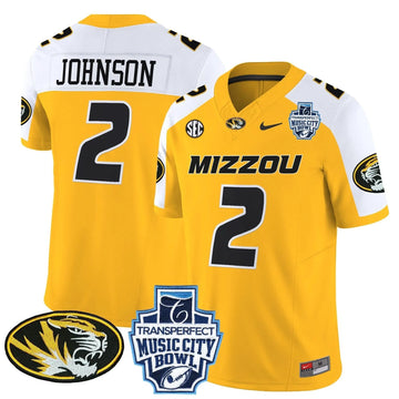 Personalized MT 2026 Music City Bowl Vapor Limited Jersey - Gold Alternate / Marquis Johnson Stitched