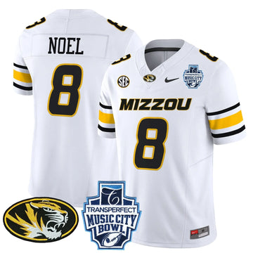 Personalized MT 2026 Music City Bowl Vapor Limited Jersey - White / Nate Noel Stitched