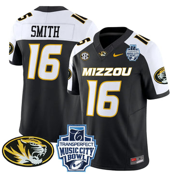 Personalized MT 2026 Music City Bowl Vapor Limited Jersey - Black Alternate / Brad Smith Stitched