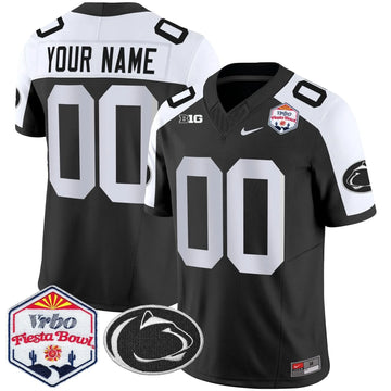 Personalized PSU 2026 The Fiesta Bowl Patch Vapor Limited Custom Jersey - Black Alternate Stitched