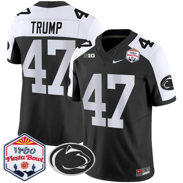 Personalized PSU 2026 The Fiesta Bowl Patch Vapor Limited Jersey - Black Alternate / Trump Stitched
