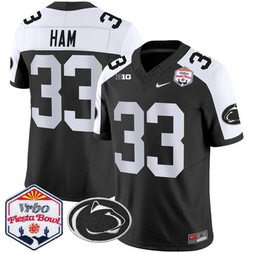 Personalized PSU 2026 The Fiesta Bowl Patch Vapor Limited Jersey - Black Alternate / Jack Ham Stitched