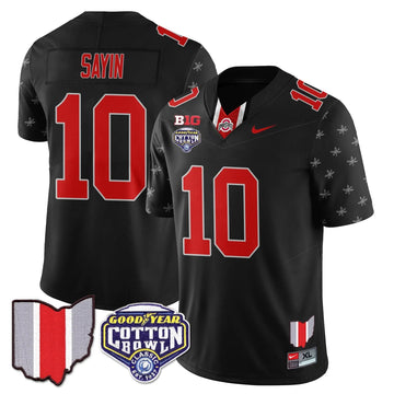 Personalized OSB 2026 Cotton Bowl Classic Jersey - Black Limited / Julian Sayin Stitched