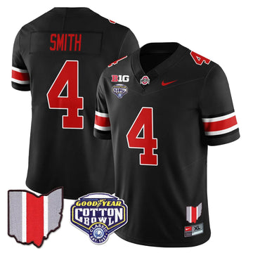 Personalized OSB 2026 Cotton Bowl Classic Jersey - Black / Jeremiah Smith Stitched