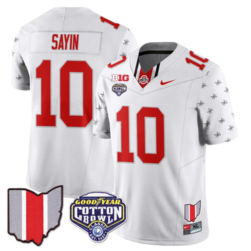 Personalized OSB 2026 Cotton Bowl Classic Jersey - White Limited / Julian Sayin Stitched