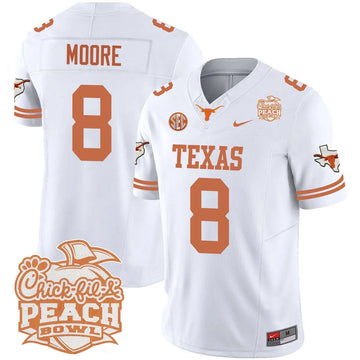 Personalized TL 2026 Peach Bowl Jersey - Trey Moore / White Stitched
