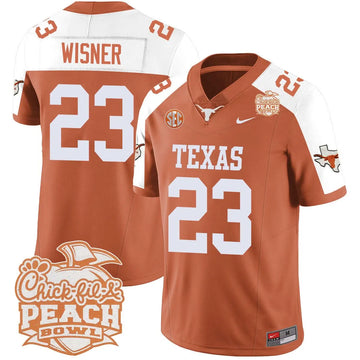 Personalized TL 2026 Peach Bowl Jersey - Quintrevion Wisner / Orange Alternate Stitched