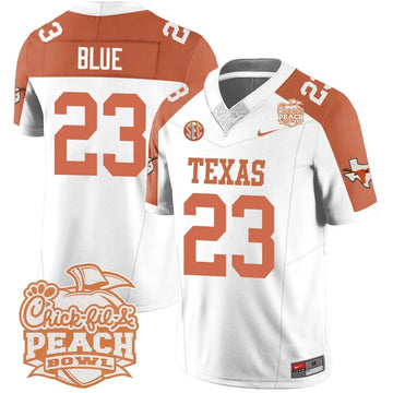 Personalized TL 2026 Peach Bowl Jersey - Jaydon Blue / Inverted Stitched