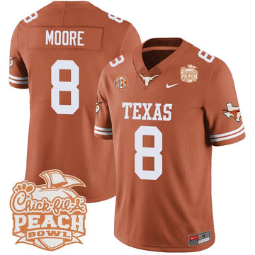 Personalized TL 2026 Peach Bowl Jersey - Trey Moore / Orange Stitched